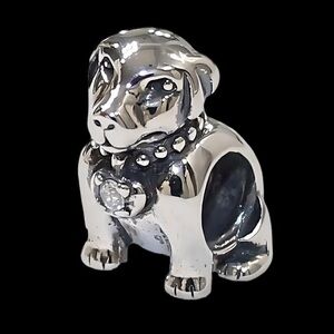 Authentic Genuine Retired Pandora Sterling Silver Labrador Dog Charm Bead